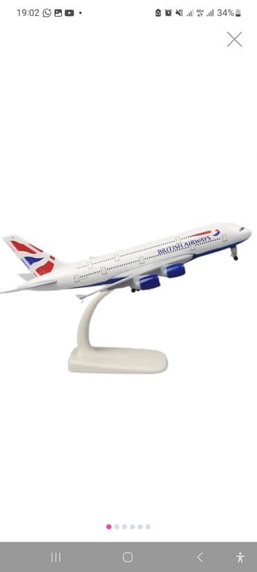 Masaüstü təyyarə maketi – British Airways livery - Model: sərnişin lalafo.az -da Masaüstü təyyarə maketi – British Airways livery - Model: sərnişin