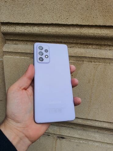 Samsung Galaxy A52, 128 GB, rəng - Göy, Sensor, Barmaq izi, İki sim kartlı lalafo.az -da Samsung Galaxy A52, 128 GB, rəng - Göy, Sensor, Barmaq izi, İki sim kartlı