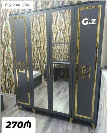 Açılan, 4 qapılı Düz dolab, Qarderob, paltar dolabı lalafo.az -da Açılan, 4 qapılı Düz dolab, Qarderob, paltar dolabı