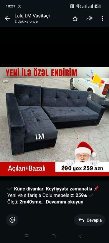 Künc divan lalafo.az -da Künc divan