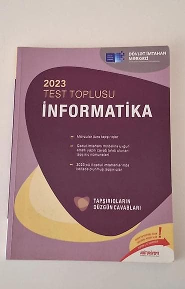Təcilli satılır Məhsul: “İnformatika – 2023 Test Toplusu” (Dövlət lalafo.az -da Təcilli satılır Məhsul: “İnformatika – 2023 Test Toplusu” (Dövlət