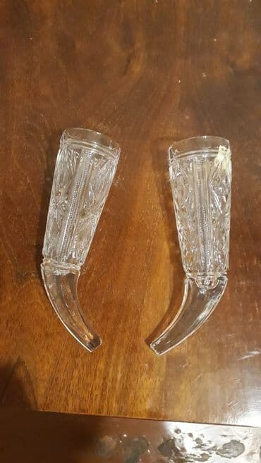 Rümkalar, rəng - Ağ, Şüşə, 2 ədədli dəst lalafo.az -da Rümkalar, rəng - Ağ, Şüşə, 2 ədədli dəst