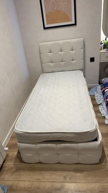 Təknəfərlik çarpayı, Bazalı, Matras ilə, Siyirməsiz lalafo.az -da Təknəfərlik çarpayı, Bazalı, Matras ilə, Siyirməsiz