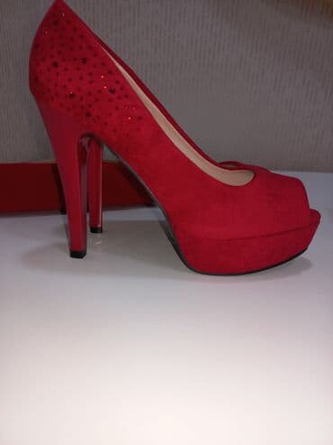 Tuflilər, Ölçü: 37, rəng - Qırmızı, Yeni lalafo.az -da Tuflilər, Ölçü: 37, rəng - Qırmızı, Yeni