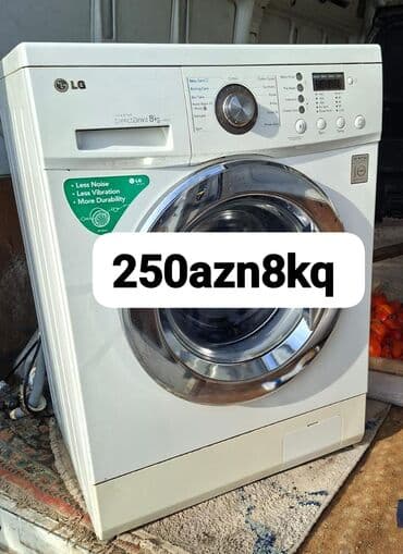 Paltaryuyan maşın LG, 8 kq, Avtomat, Qurutmasız, Kredit yoxdur lalafo.az -da Paltaryuyan maşın LG, 8 kq, Avtomat, Qurutmasız, Kredit yoxdur