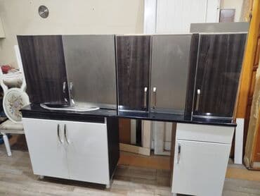 Mətbəx mebeli satılır. Qiymət 250 azn. Qapılar mdf akril, moyka lalafo.az -da Mətbəx mebeli satılır. Qiymət 250 azn. Qapılar mdf akril, moyka