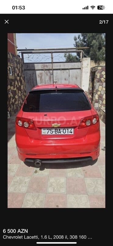 Chevrolet Lacetti: 1.6 l | 2008 il Hetçbek lalafo.az -da Chevrolet Lacetti: 1.6 l | 2008 il Hetçbek