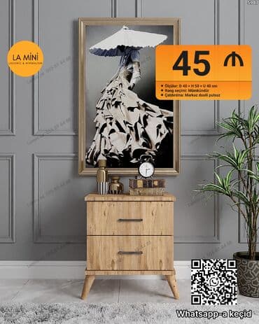 LA MİNİ – laconic & minimalist tərzli tumbə - Model: 2 çekmecəli lalafo.az -da LA MİNİ – laconic & minimalist tərzli tumbə - Model: 2 çekmecəli