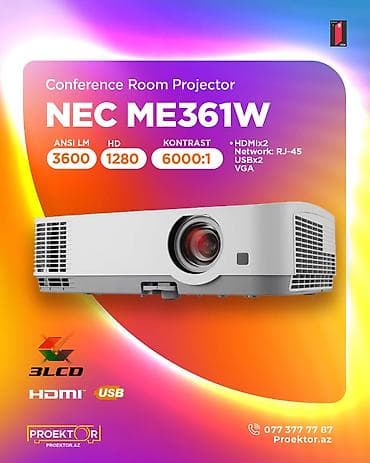 İşlənmiş Portativ Proyektor NEC, Ödənişli çatdırılma lalafo.az -da İşlənmiş Portativ Proyektor NEC, Ödənişli çatdırılma