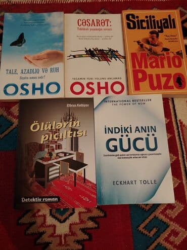 Kitablar əla vəziyyətdədir səliqəli oxunub Osho cəsarət 4 azn Osho lalafo.az -da Kitablar əla vəziyyətdədir səliqəli oxunub Osho cəsarət 4 azn Osho