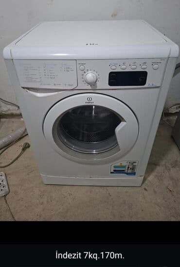 Paltaryuyan maşın Indesit, 7 kq, Avtomat, Qurutmasız, Kredit yoxdur lalafo.az -da Paltaryuyan maşın Indesit, 7 kq, Avtomat, Qurutmasız, Kredit yoxdur