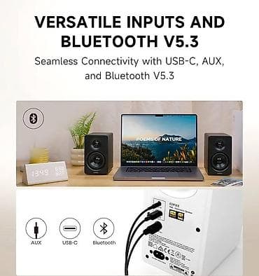 🎵 M60 Compact Desktop 2.0 Dinamikləri Həm simli, həm də simsiz lalafo.az -da — 5 🎵 M60 Compact Desktop 2.0 Dinamikləri Həm simli, həm də simsiz — 5