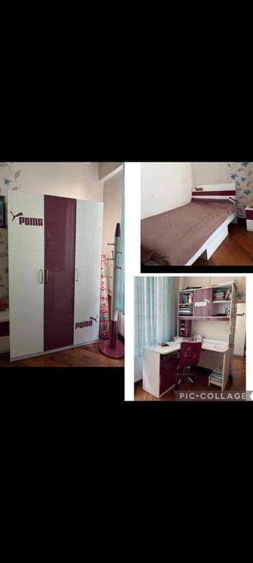 Oğlan üçün, İkinəfərlik çarpayı, Yazı masası, Dolab, Tumba lalafo.az -da Oğlan üçün, İkinəfərlik çarpayı, Yazı masası, Dolab, Tumba