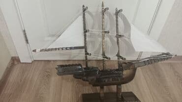 Dekorativ parça yelkənli gəmi maketi - Material: tamamilə metaldan lalafo.az -da Dekorativ parça yelkənli gəmi maketi - Material: tamamilə metaldan