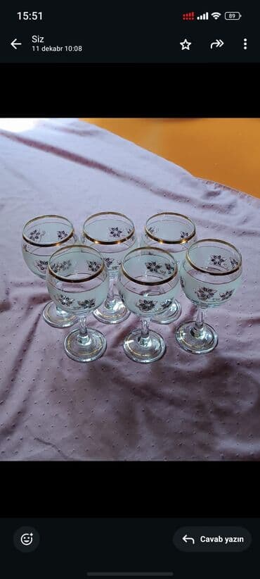 Qədəhlər, Şüşə, 6 ədədli dəst lalafo.az -da Qədəhlər, Şüşə, 6 ədədli dəst