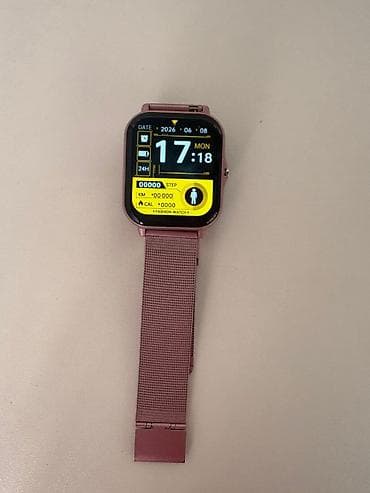 İşlənmiş, Smart saat, Sensor ekran, rəng - Çəhrayı lalafo.az -da İşlənmiş, Smart saat, Sensor ekran, rəng - Çəhrayı
