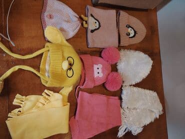 Uşaq üçün qış dəsti və aksesuarlar paketi - Çəhrayı toxunma papaq + lalafo.az -da Uşaq üçün qış dəsti və aksesuarlar paketi - Çəhrayı toxunma papaq +