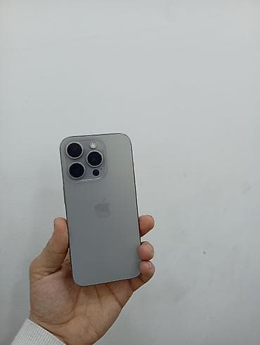 IPhone 15 Pro, 128 GB, Natural Titanium, Face ID lalafo.az -da IPhone 15 Pro, 128 GB, Natural Titanium, Face ID