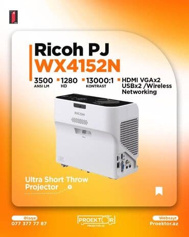 Yeni Qısa fokuslu Proyektor Ödənişli çatdırılma lalafo.az -da Yeni Qısa fokuslu Proyektor Ödənişli çatdırılma