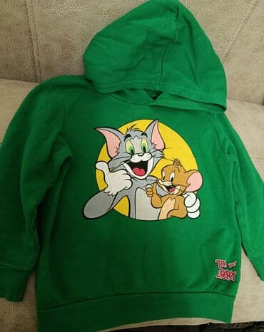 Uşaq üçün kapüşonlu svitşot – Tom və Jerry dizaynlı - Ölçü 6-7 yaş - lalafo.az -da Uşaq üçün kapüşonlu svitşot – Tom və Jerry dizaynlı - Ölçü 6-7 yaş -