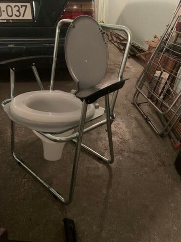 Daşına bilən tualet kreslosu (komod). - Möhkəm metal karkas lalafo.az -da Daşına bilən tualet kreslosu (komod). - Möhkəm metal karkas