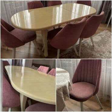 Qonaq otağı üçün, İşlənmiş, Açılmayan, Dördbucaq masa, 6 stul lalafo.az -da Qonaq otağı üçün, İşlənmiş, Açılmayan, Dördbucaq masa, 6 stul