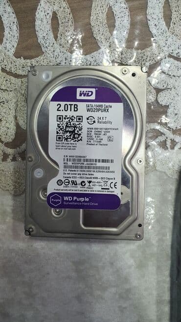 Sərt disk (HDD) Western Digital (WD), 2 TB, 3.5" lalafo.az -da Sərt disk (HDD) Western Digital (WD), 2 TB, 3.5"