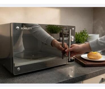 Mikrodalğalı soba Scarlett, Ayrıca dayanan, Mikrodalğalar ilə, rəng - Gümüşü lalafo.az -da Mikrodalğalı soba Scarlett, Ayrıca dayanan, Mikrodalğalar ilə, rəng - Gümüşü