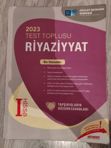 1 ci hisse toplu riyaziyyat 2023
3 manat lalafo.az -da 1 ci hisse toplu riyaziyyat 2023
3 manat