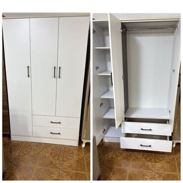 AĞA_MOBILYA: Yeni, Açılan, 3 qapılı Düz dolab, Qarderob, paltar dolabı lalafo.az -da AĞA_MOBILYA: Yeni, Açılan, 3 qapılı Düz dolab, Qarderob, paltar dolabı