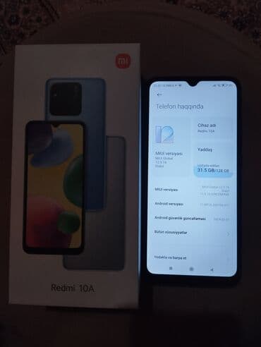 Redmi 10A, 128 GB, rəng - Qara, Barmaq izi lalafo.az -da Redmi 10A, 128 GB, rəng - Qara, Barmaq izi