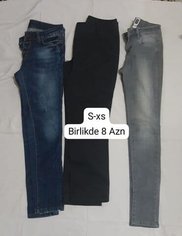 3 ədəd qadın şalvar/şinilər dəsti. - Ölçü: S–XS (etiketdə göstərilən) lalafo.az -da 3 ədəd qadın şalvar/şinilər dəsti. - Ölçü: S–XS (etiketdə göstərilən)