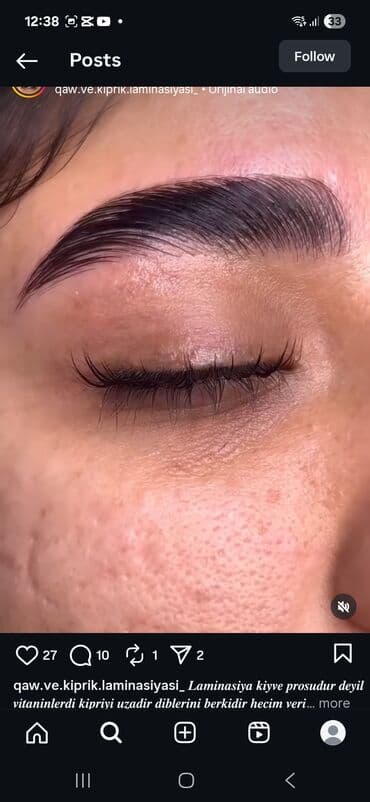 Qas və kiprik laminasiyası və baxım yağı Xidmət: - Qas və kiprik lalafo.az -da Qas və kiprik laminasiyası və baxım yağı Xidmət: - Qas və kiprik