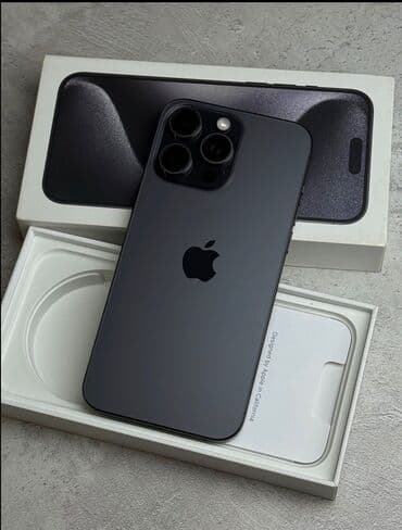 IPhone 15 Pro Max, 256 GB, Black Titanium lalafo.az -da IPhone 15 Pro Max, 256 GB, Black Titanium