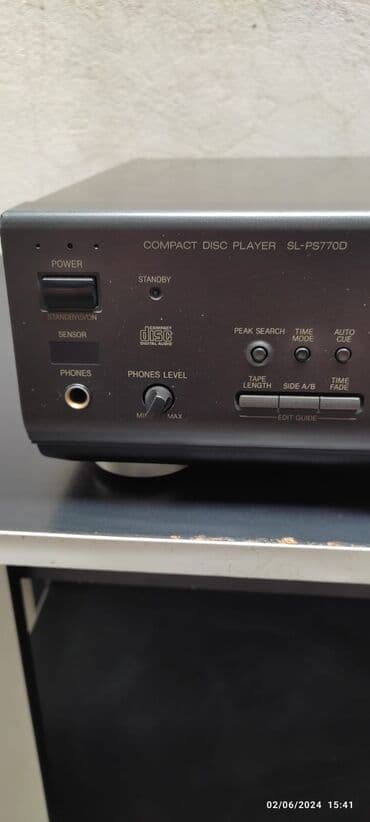 Минидиск-плееры: Technics SL-PS770D CD pleyer - MASH (Multi Stage Noise Shaping) DAC at lalafo.az — 4 Минидиск-плееры: Technics SL-PS770D CD pleyer - MASH (Multi Stage Noise Shaping) DAC — 4