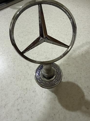 Mercedes-Benz kapot emblemi (klassik ulduz loqo) - Orijinal metal lalafo.az -da Mercedes-Benz kapot emblemi (klassik ulduz loqo) - Orijinal metal