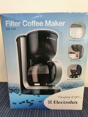 Кофемолки: Кофеварка Electrolux, Капельная, Новый at lalafo.az — 2 Кофемолки: Кофеварка Electrolux, Капельная, Новый — 2