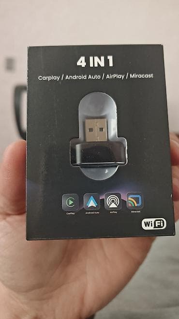 Simsiz qoşulma 1 CarPlay 2 Android Avto 3 Air Play 4 Miracast 4 in 1 lalafo.az -da Simsiz qoşulma 1 CarPlay 2 Android Avto 3 Air Play 4 Miracast 4 in 1