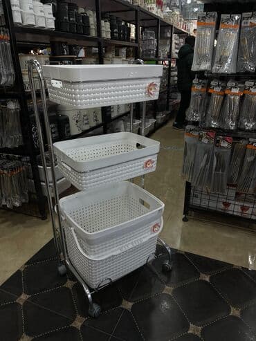 Digər məişət məhsulları: 3 Mərtəbəli Təkərli Plastik Səbət – Satılır Ev və mətbəxiniz lalafo.az -da — 2 Digər məişət məhsulları: 3 Mərtəbəli Təkərli Plastik Səbət – Satılır Ev və mətbəxiniz — 2