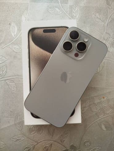 IPhone 15 Pro, Natural Titanium lalafo.az -da IPhone 15 Pro, Natural Titanium
