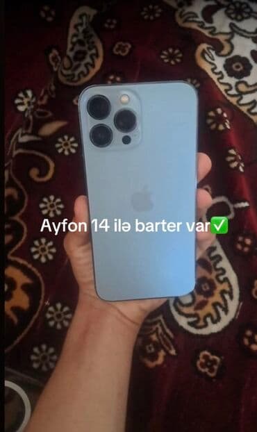 IPhone 13 Pro, 128 GB, Blue Titanium, Simsiz şarj lalafo.az -da IPhone 13 Pro, 128 GB, Blue Titanium, Simsiz şarj