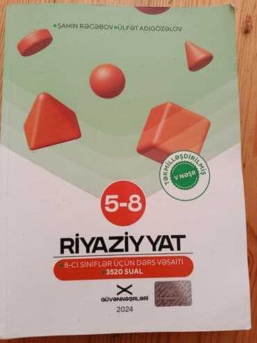 Riyaziyyat 8-ci sinif, 2024 il lalafo.az -da Riyaziyyat 8-ci sinif, 2024 il