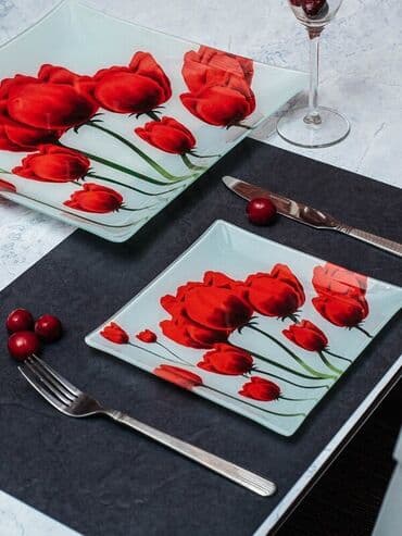 Nahar dəsti, rəng - Ağ, Şüşə, 6 nəfərlik lalafo.az -da Nahar dəsti, rəng - Ağ, Şüşə, 6 nəfərlik