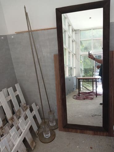 Güzgü Döşəmə üstü, Kvadrat, Dekorativ, Çərçivə ilə lalafo.az -da Güzgü Döşəmə üstü, Kvadrat, Dekorativ, Çərçivə ilə