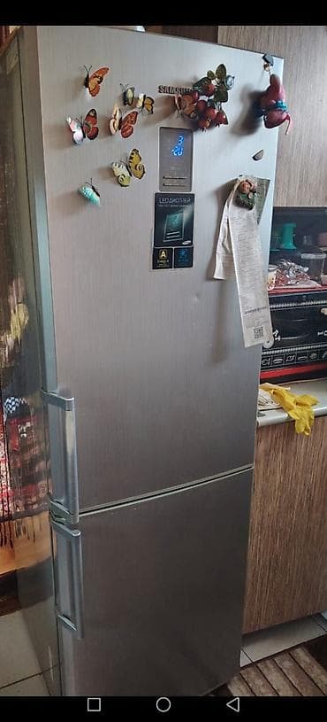 2 двери Samsung Холодильник Продажа, цвет - Серебристый at lalafo.az 2 двери Samsung Холодильник Продажа, цвет - Серебристый