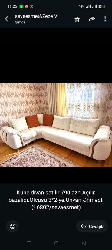 Künc divan lalafo.az -da Künc divan