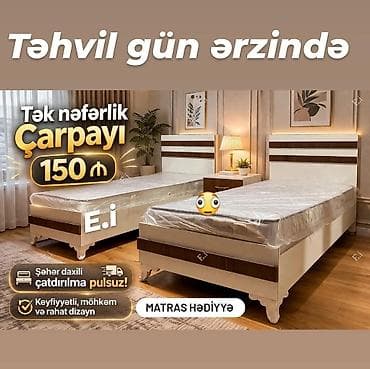Çarpayı və taxt modelləri - Tək nəfərlik çarpayı – 150₼ • Sadə və lalafo.az -da Çarpayı və taxt modelləri - Tək nəfərlik çarpayı – 150₼ • Sadə və