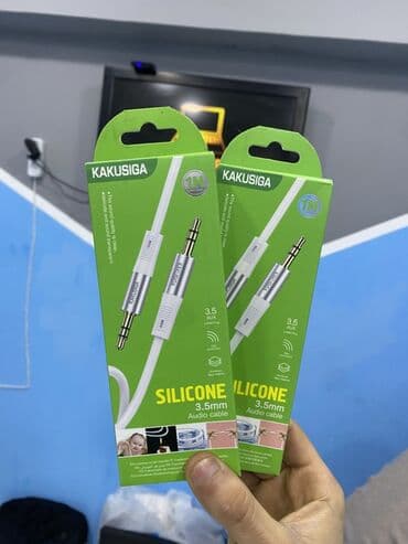 KAKUSIGA SILICONE 3.5 mm Audio Kabel - 3.5 mm AUX–AUX audio kabeli - lalafo.az -da KAKUSIGA SILICONE 3.5 mm Audio Kabel - 3.5 mm AUX–AUX audio kabeli -