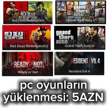 Kompüterə oyunların yüklənməsi tək: 5AZN ÖYRƏTMƏ 45AZN özün yüklə lalafo.az -da Kompüterə oyunların yüklənməsi tək: 5AZN ÖYRƏTMƏ 45AZN özün yüklə