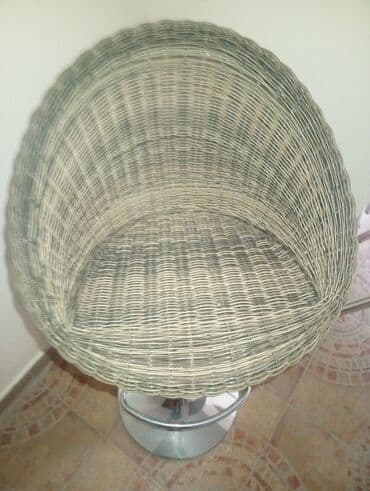 Rattan oturacaqlı bar/taburet kreslo - Material: süni rattan hörgü lalafo.az -da Rattan oturacaqlı bar/taburet kreslo - Material: süni rattan hörgü